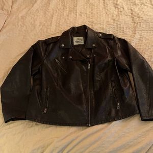 Levi’s Plus Size Trendy Faux Leather Moto Jacket